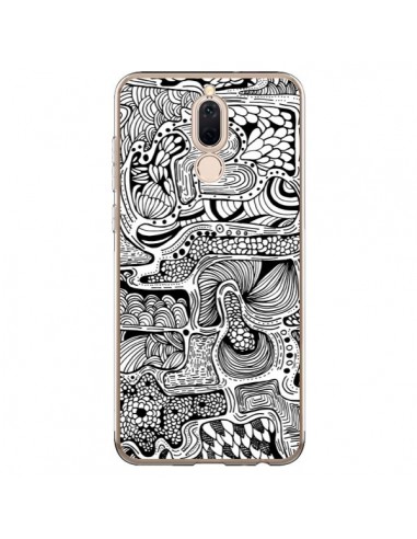 Coque Huawei Mate 10 Lite Reflejo Reflet Noir et Blanc - Eleaxart