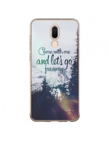 Coque Huawei Mate 10 Lite Let's Go Far Away Snow Neige - Eleaxart