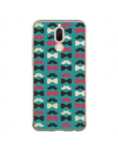 Coque Huawei Mate 10 Lite Hipster Moustache Noeud...