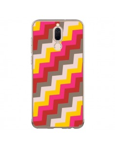 Coque Huawei Mate 10 Lite Lignes Triangle Azteque Rose...