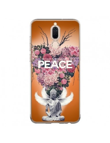Coque Huawei Mate 10 Lite Peace Fleurs Buddha - Eleaxart