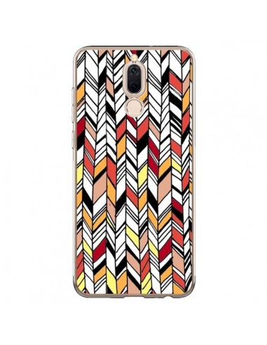 Coque Huawei Mate 10 Lite Graphic Azteque Rouge Orange -  Léa Clément