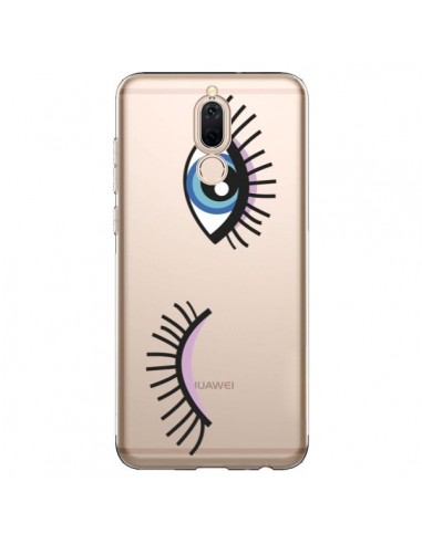 Coque Huawei Mate 10 Lite Eyes Oeil Yeux Bleus Transparente -  Léa Clément