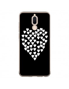 Coque Huawei Mate 10 Lite Coeur en coeurs blancs - Project M