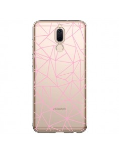 Coque Huawei Mate 10 Lite Lignes Triangle Rose...
