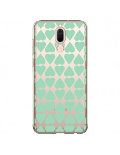 Coque Huawei Mate 10 Lite Coeurs Heart Mint Bleu Vert...