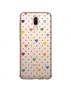 Coque Huawei Mate 10 Lite Point Coeur Coloré Pin Point...
