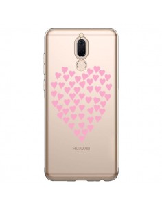 Coque Huawei Mate 10 Lite Coeurs Heart Love Rose Pink...
