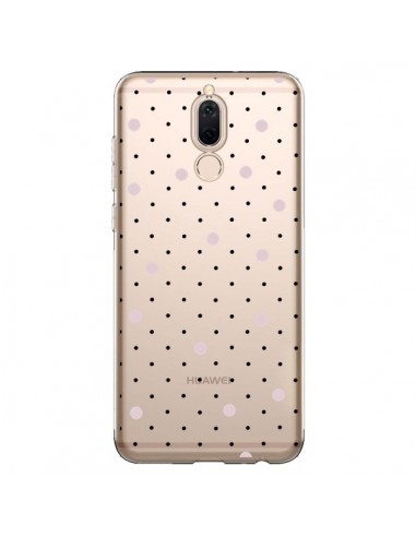 Coque Huawei Mate 10 Lite Point Rose Pin Point Transparente - Project M