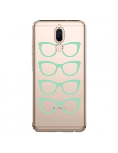 Coque Huawei Mate 10 Lite Sunglasses Lunettes Soleil Mint Bleu Vert Transparente - Project M