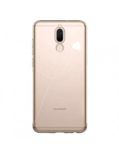 Coque Huawei Mate 10 Lite Travel to your Heart Blanc Voyage Coeur Transparente - Project M