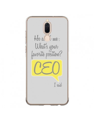 Coque Huawei Mate 10 Lite What's your favorite position CEO I said, jaune - Shop Gasoline