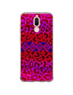 Coque Huawei Mate 10 Lite Tribal Leopard Rouge - Ebi...