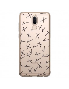 Coque Huawei Mate 10 Lite Cross Croix Check Transparente...