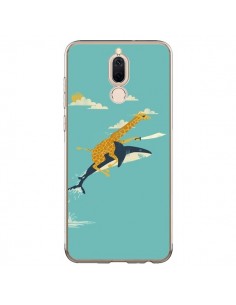 Coque Huawei Mate 10 Lite Girafe Epee Requin Volant - Jay...