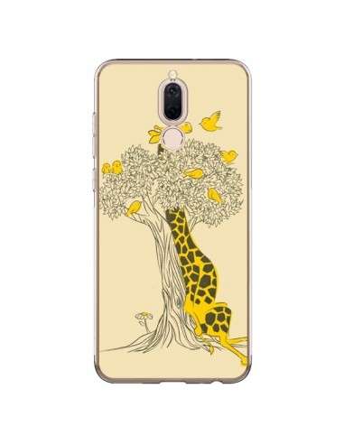 Coque Huawei Mate 10 Lite Girafe Amis Oiseaux - Jay Fleck