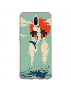 Coque Huawei Mate 10 Lite Requin Avion Volant - Jay Fleck