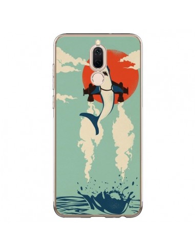 Coque Huawei Mate 10 Lite Requin Avion Volant - Jay Fleck