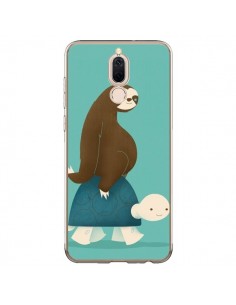 Coque Huawei Mate 10 Lite Tortue Taxi Singe Slow Ride -...