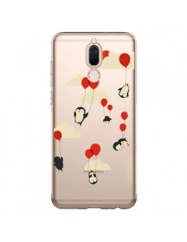 Coque Huawei Mate 10 Lite Pingouin Ciel Ballons Transparente - Jay Fleck