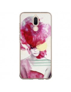 Coque Huawei Mate 10 Lite Bright Pink Portrait Femme -...