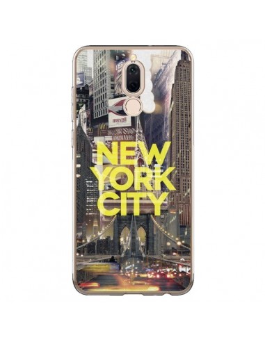 Coque Huawei Mate 10 Lite New York City Jaune - Javier Martinez