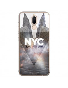 Coque Huawei Mate 10 Lite I Love New York City Gris -...