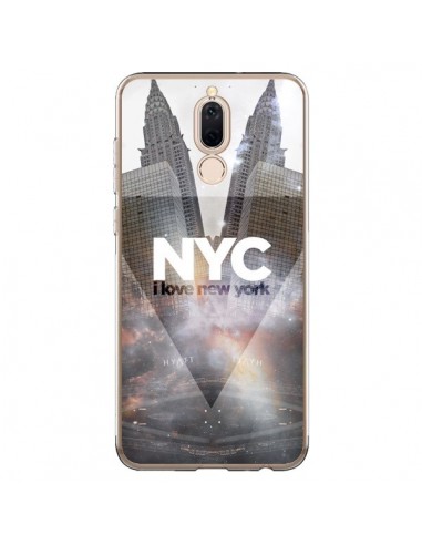 Coque Huawei Mate 10 Lite I Love New York City Gris - Javier Martinez