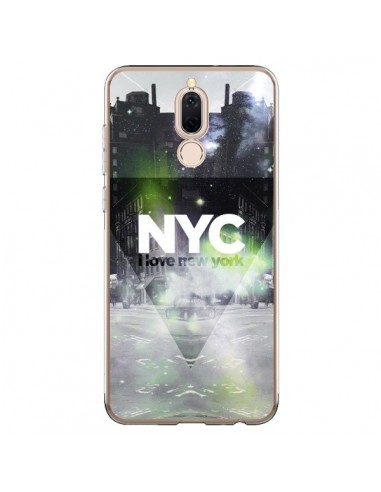 Coque Huawei Mate 10 Lite I Love New York City Vert - Javier Martinez