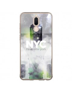 Coque Huawei Mate 10 Lite I Love New York City Gris Vert...