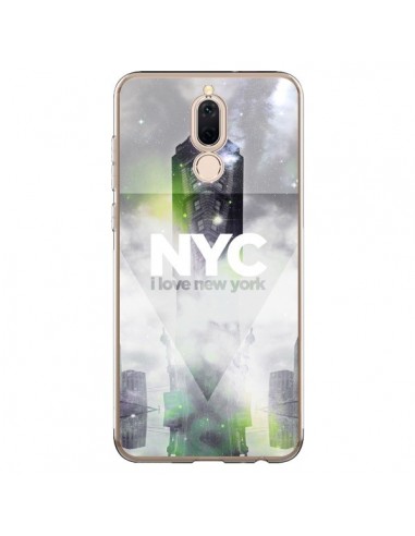 Coque Huawei Mate 10 Lite I Love New York City Gris Vert - Javier Martinez