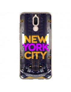 Coque Huawei Mate 10 Lite New York City Orange Violet -...