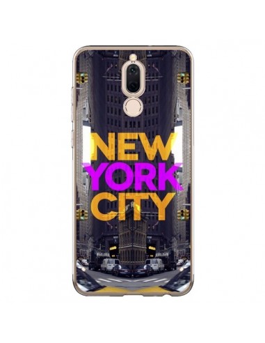 Coque Huawei Mate 10 Lite New York City Orange Violet - Javier Martinez