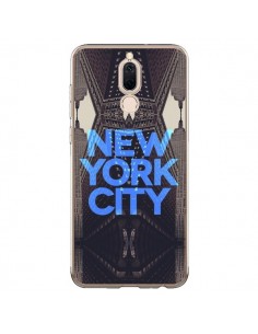 Coque Huawei Mate 10 Lite New York City Bleu - Javier...