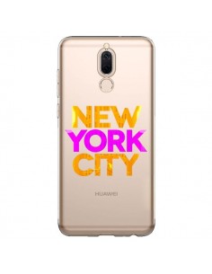 Coque Huawei Mate 10 Lite New York City NYC Orange Rose...