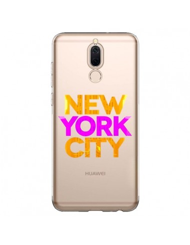 Coque Huawei Mate 10 Lite New York City NYC Orange Rose Transparente - Javier Martinez