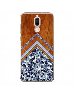 Coque Huawei Mate 10 Lite Sequin Geometry Bois Azteque...