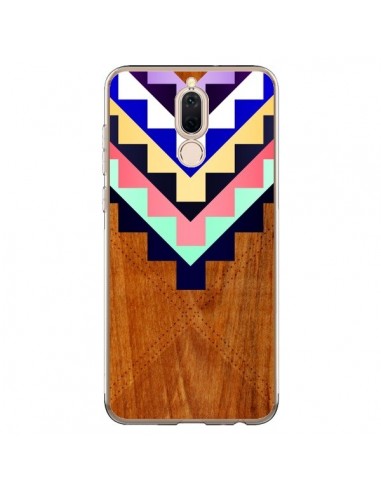 Coque Huawei Mate 10 Lite Wooden Tribal Bois Azteque Aztec Tribal - Jenny Mhairi