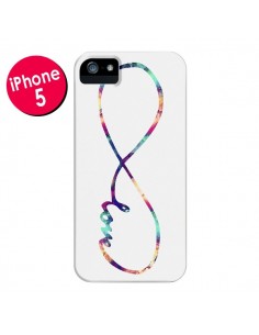 Coque Love Forever Infini Couleur pour iPhone 5 et 5S - Eleaxart