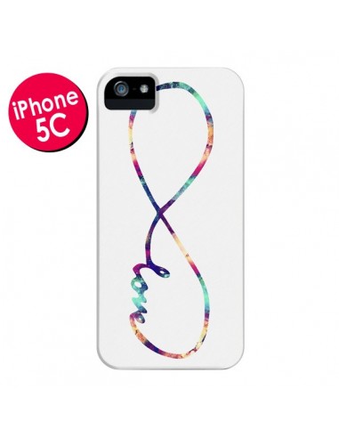 Coque Love Forever Infini Couleur pour iPhone 5C - Eleaxart