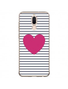 Coque Huawei Mate 10 Lite Coeur Traits Marin - Jonathan...