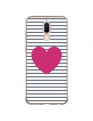 Coque Huawei Mate 10 Lite Coeur Traits Marin - Jonathan Perez