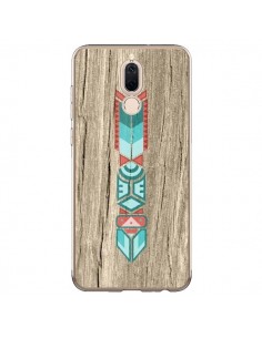 Coque Huawei Mate 10 Lite Totem Tribal Azteque Bois Wood...