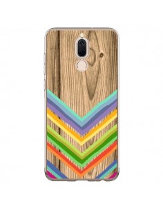 Coque Huawei Mate 10 Lite Tribal Azteque Bois Wood -...