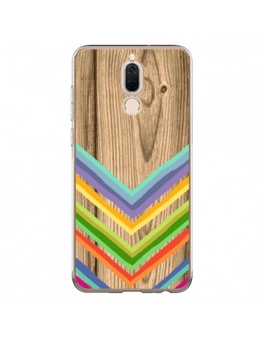 Coque Huawei Mate 10 Lite Tribal Azteque Bois Wood - Jonathan Perez