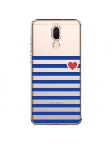 Coque Huawei Mate 10 Lite Mariniere Coeur Love Transparente - Jonathan Perez