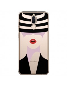 Coque Huawei Mate 10 Lite Femme Chapeau Hat Lady...
