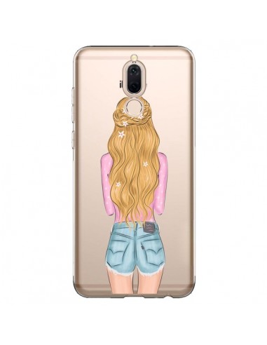 Coque Huawei Mate 10 Lite Blonde Don't Care Transparente - kateillustrate