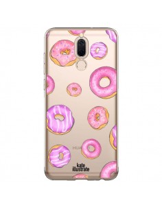 Coque Huawei Mate 10 Lite Pink Donuts Rose Transparente -...