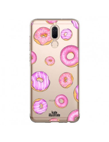 Coque Huawei Mate 10 Lite Pink Donuts Rose Transparente - kateillustrate